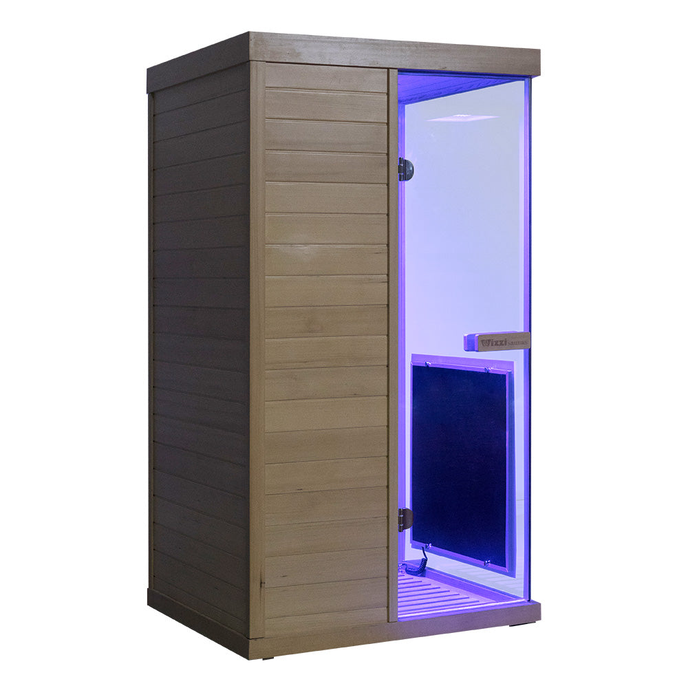 Mini Infrared Sauna – Canadian Hemlock | Compact Indoor Home Sauna