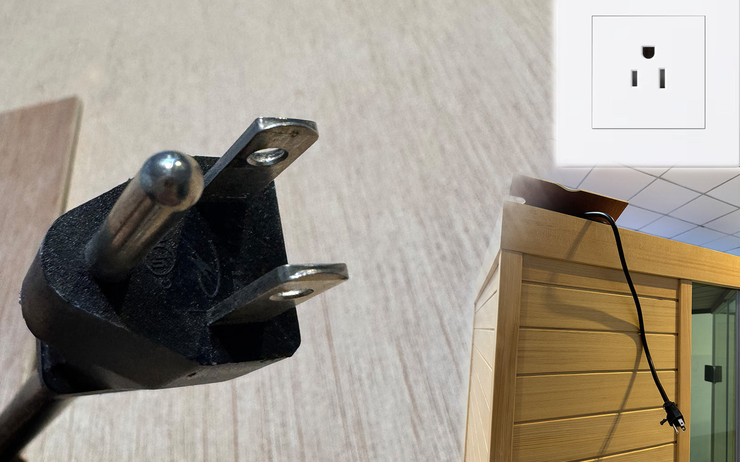 Corner Full-Glass Infrared Sauna – Hemlock Wood | Indoor Spa