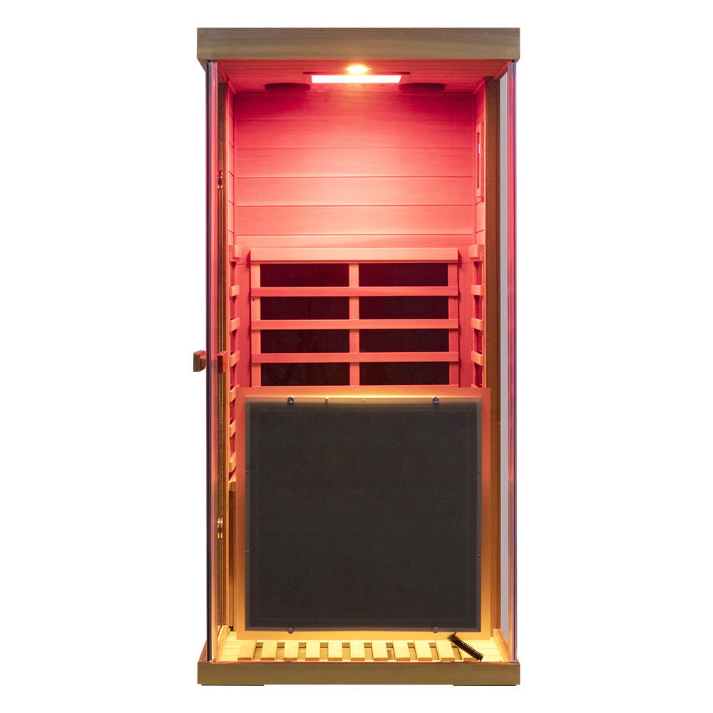 Mini Infrared Sauna – Red Cedar | Low-EMF Indoor Home Sauna