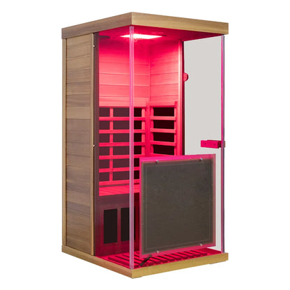 Mini Infrared Sauna – Red Cedar | Low-EMF Indoor Home Sauna