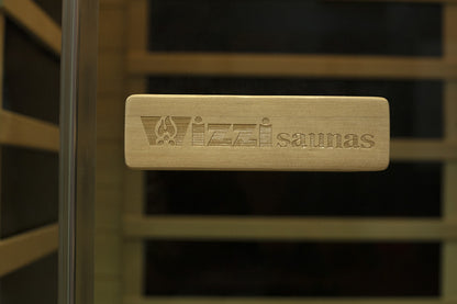 1-Person Full-Glass Infrared Sauna – Hemlock Wood | Low-EMF Indoor Spa