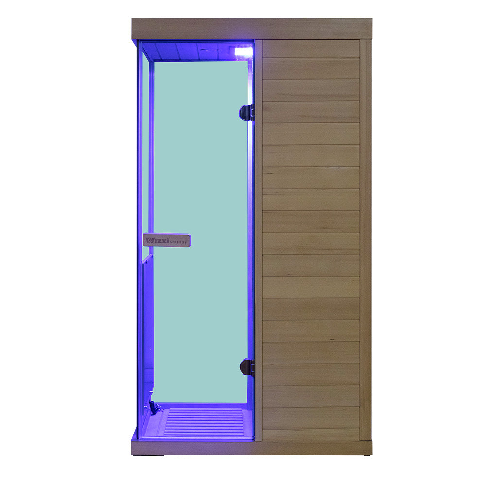 Mini Infrared Sauna – Canadian Hemlock | Compact Indoor Home Sauna