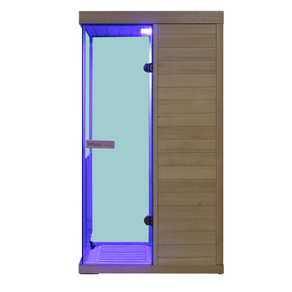 Mini Infrared Sauna – Canadian Hemlock | Compact Indoor Home Sauna